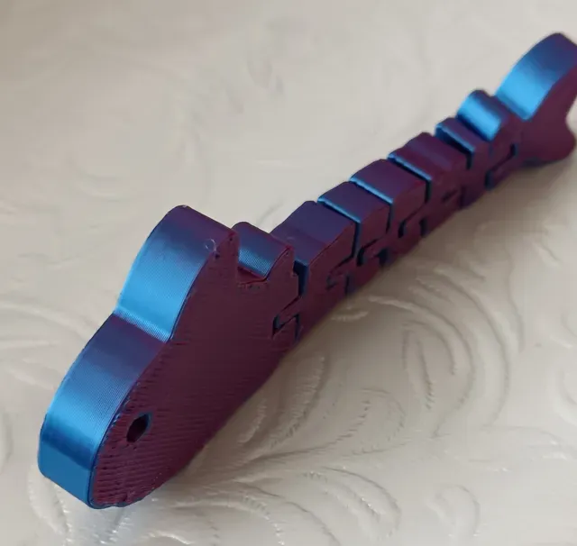 Articulated Flexi Shark Print-in-Place Fidget Toy — Фото 7 из 7