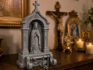 Madonna con Porta Rosario – Mini Cappella 3D