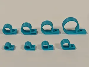 Round Cable Clamps | M3 Screw | 10 Sizes