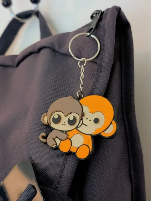 Cute Punch the Monkey Magnet & Keychain - Layered! — Фото 8 из 9