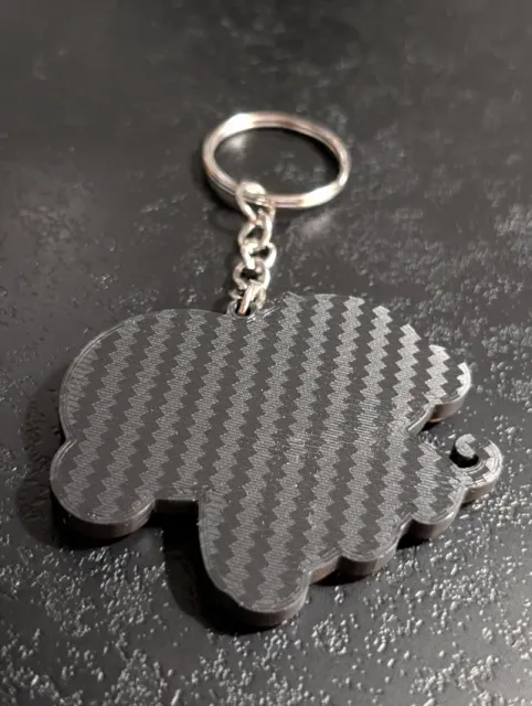 Cute Punch the Monkey Magnet & Keychain - Layered! — Фото 7 из 9