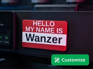 Printer Name Plate Generator - Magnetic/Tape
