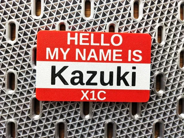 Printer Name Plate Generator - Magnetic/Tape — Фото 3 из 5
