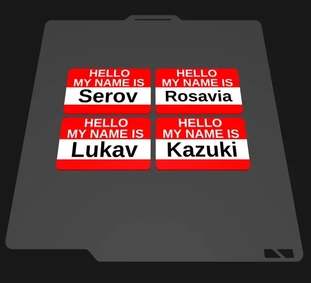 Printer Name Plate Generator - Magnetic/Tape — Фото 5 из 5