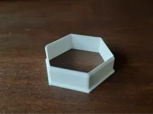 Hexagon cookie cutter