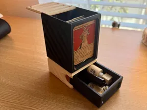 Stylish Deck Box w/ Drawer & Dividers (No AMS)
