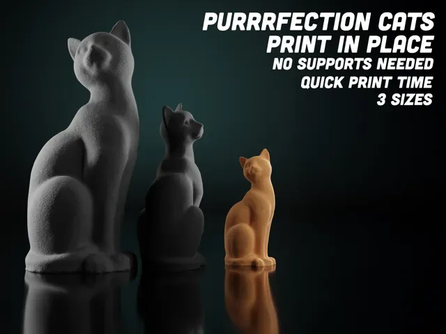 Minimalist Cat Sculptures - Home Décor - Kitty