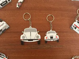 Volkswagen Beetle Double Sided Keychain