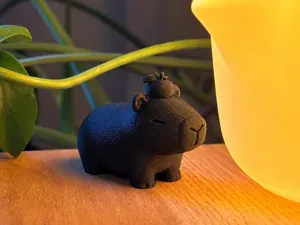 Tiny Capibara - cute pocket figurine