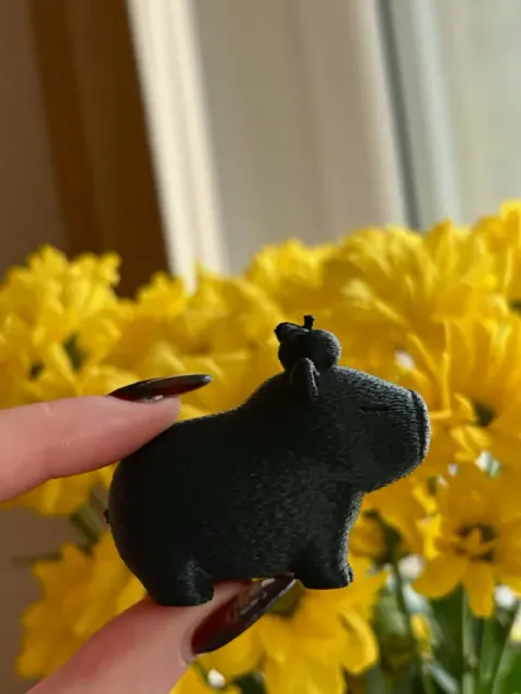 Tiny Capibara - cute pocket figurine — Image 2 of 4
