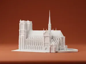 Notre-Dame de Paris Cathedral – 3D Model