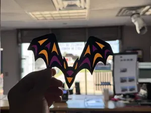 Stained Glass Bat