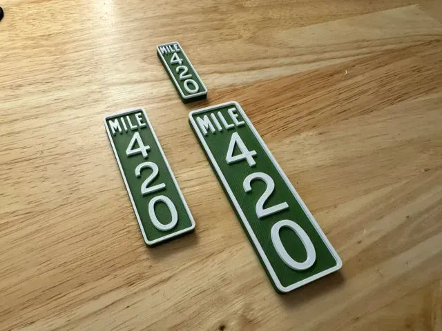 420 Mile Marker Road Sign - Fridge Magnet — Фото 2 из 3