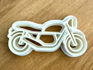 Motorcycle Polymer Clay Cutter Necklaces Brooches