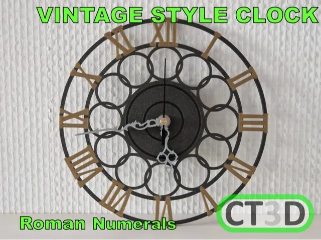 Vintage Roman Style Clock