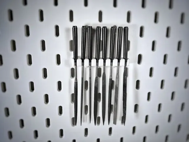 Needle file holder for Ikea Skadis - 8 slots — Image 2 of 5