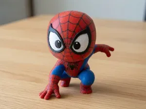 Cute Mini Spider-Man Landing Figure | Marvel
