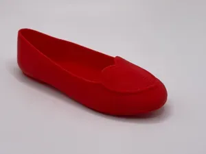 Flat pumps with heart - shoes and footwear