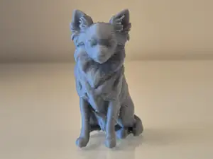 Chihuahua (Long-Haired) – 3D Printable Dog Statue