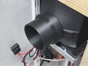 Chinese Diesel Heater Inline Air Intake to Duct