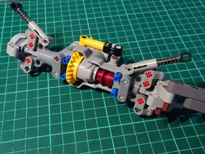 Live axle with diff. lock, Technic Compatible