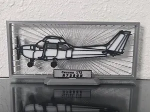 Cessna 172 Customizable Desk Display String Art