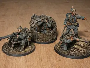 1418 jeu de guerre 32mm DND part 5 allemand 5 a 8
