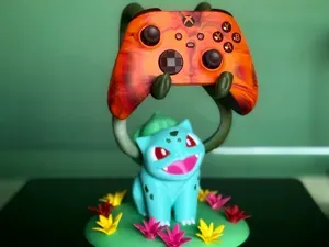 Bulbizarre support manette - No AMS