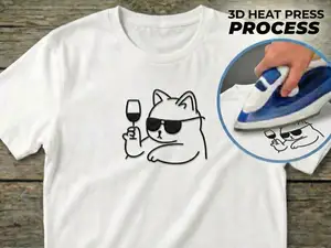 T-shirt Print - Cat