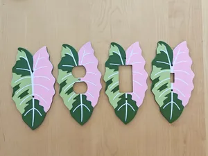 Alocasia wall plates