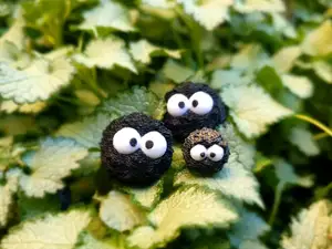 Soot Spirit Totoro terrarium decoration in troop!