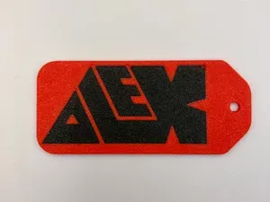 Alex, Alexi - Name Tag, (AMS and NON AMS version)