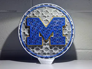 Michigan Wolverines Dimensional Mosaic