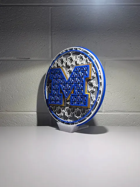 Michigan Wolverines Dimensional Mosaic — Image 4 of 5