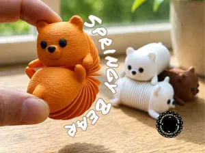 Springy Bear Flexi Fidget