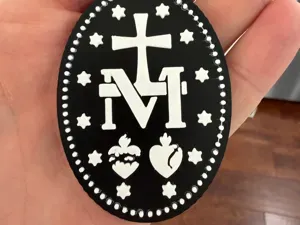 Miraculous Mary Medal Keychain