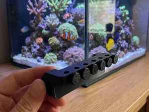 Soporte de 6 Vías para Tubos de Dosificación