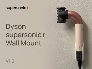 Dyson supersonic r hair dryer wall mount