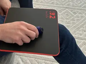 Nintendo Switch 2 JoyCon Leg-Strap Mouse Pad couch