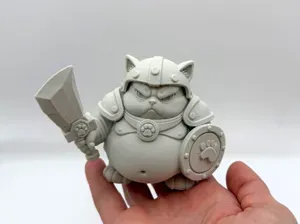 Chonky Warrior Kitten