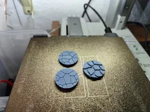 Peana base 32mm texturizada para iman D&D