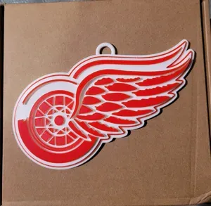 DETROIT REDWINGS 3D Logo 180mm series
