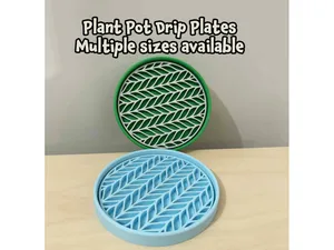 Leaf plant pot plates (multiple sizes available)