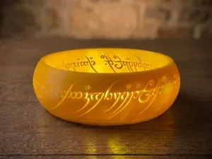 Lord of The Rings One Ring LED & Bowl