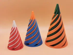 Conoidal Spiral Illusion Fidget