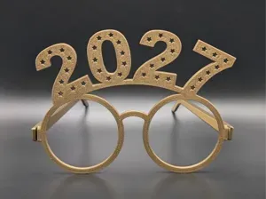 2027 New Year's Eve Glasses (snap together)