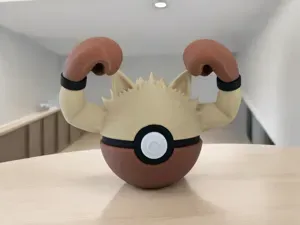 #0057 Primeape Pokéball - Multi-part AMS / no AMS