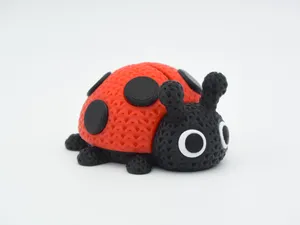 Knitted Ladybug