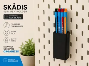 IKEA Skadis Slim Pen Holder & Pencil Organizer