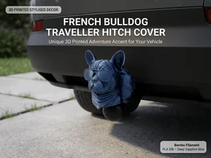 French Bulldog Traveller Hitch Cover